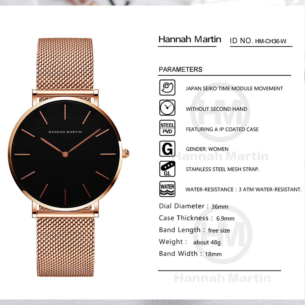 Hannah Martin Top Brand Luxury - Luxury Watch Japan Brand reseña y precio