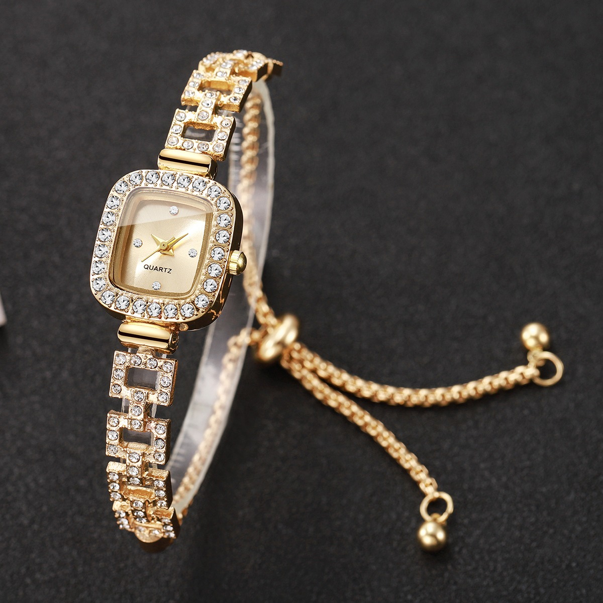 Luxury Rhinestone Bracelet Str - Luxury Watch Holder reseña y precio