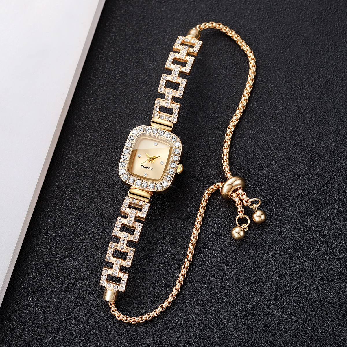 Luxury Rhinestone Bracelet Str - Luxury Watch Holder reseña y precio