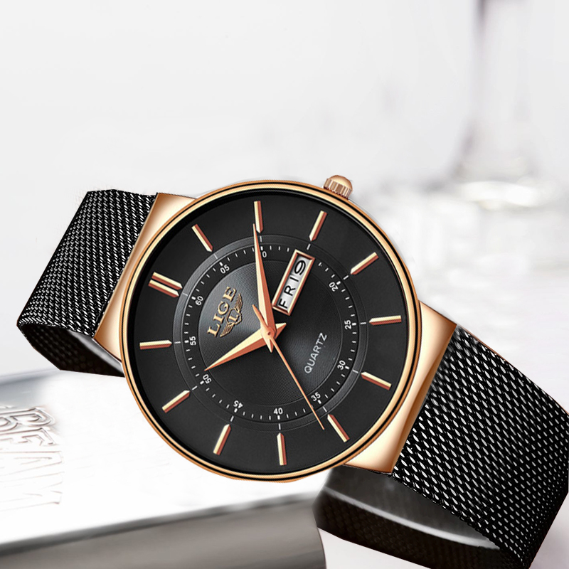 LIGE Women Watches Luxury Bran - Luxury Watch Exhibition reseña y precio