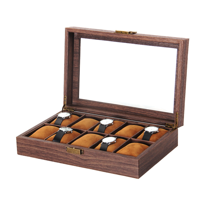 Luxury Wooden 2/3/6/10/12 Grid - Luxury Watch Holder For Men reseña y precio