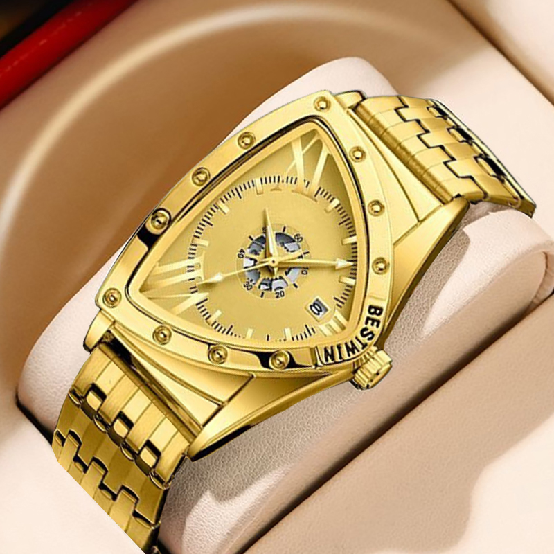 Men Watches Unique Design Top  - Watch Triangle Luxury reseña y precio