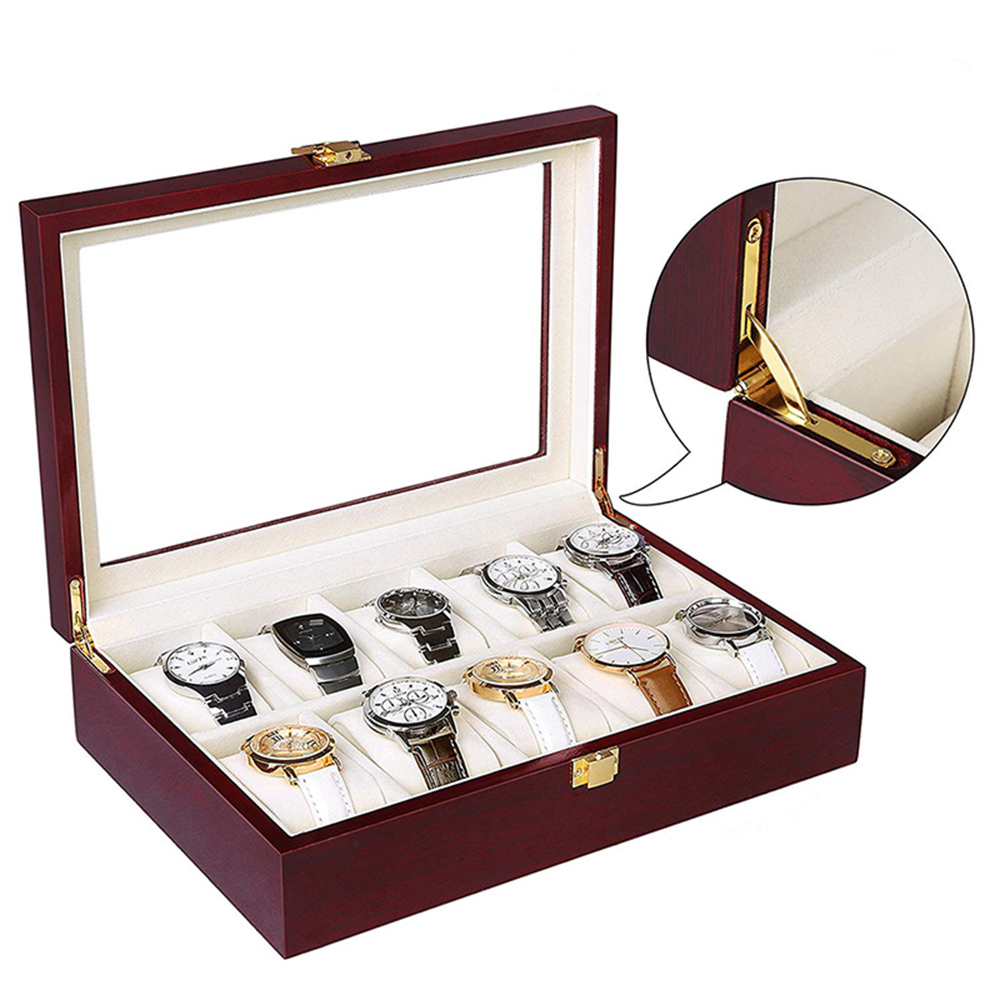 Luxury Wooden Watch Box 1/2/3/ - Luxury Watch Holder For Men reseña y precio