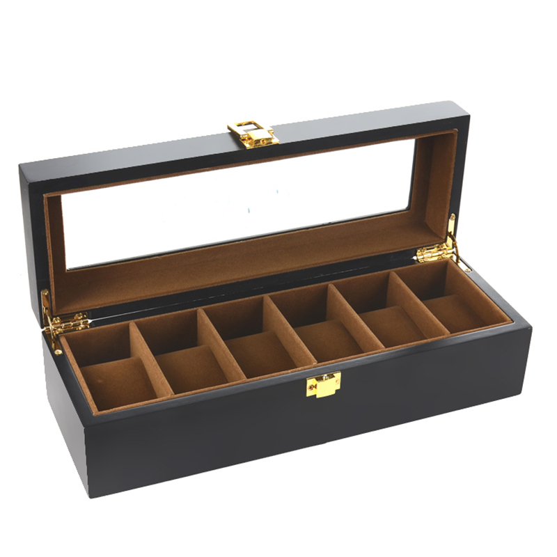 Wooden 6/10/12 Grids Luxury Wa - Luxury Watch Holder For Men reseña y precio