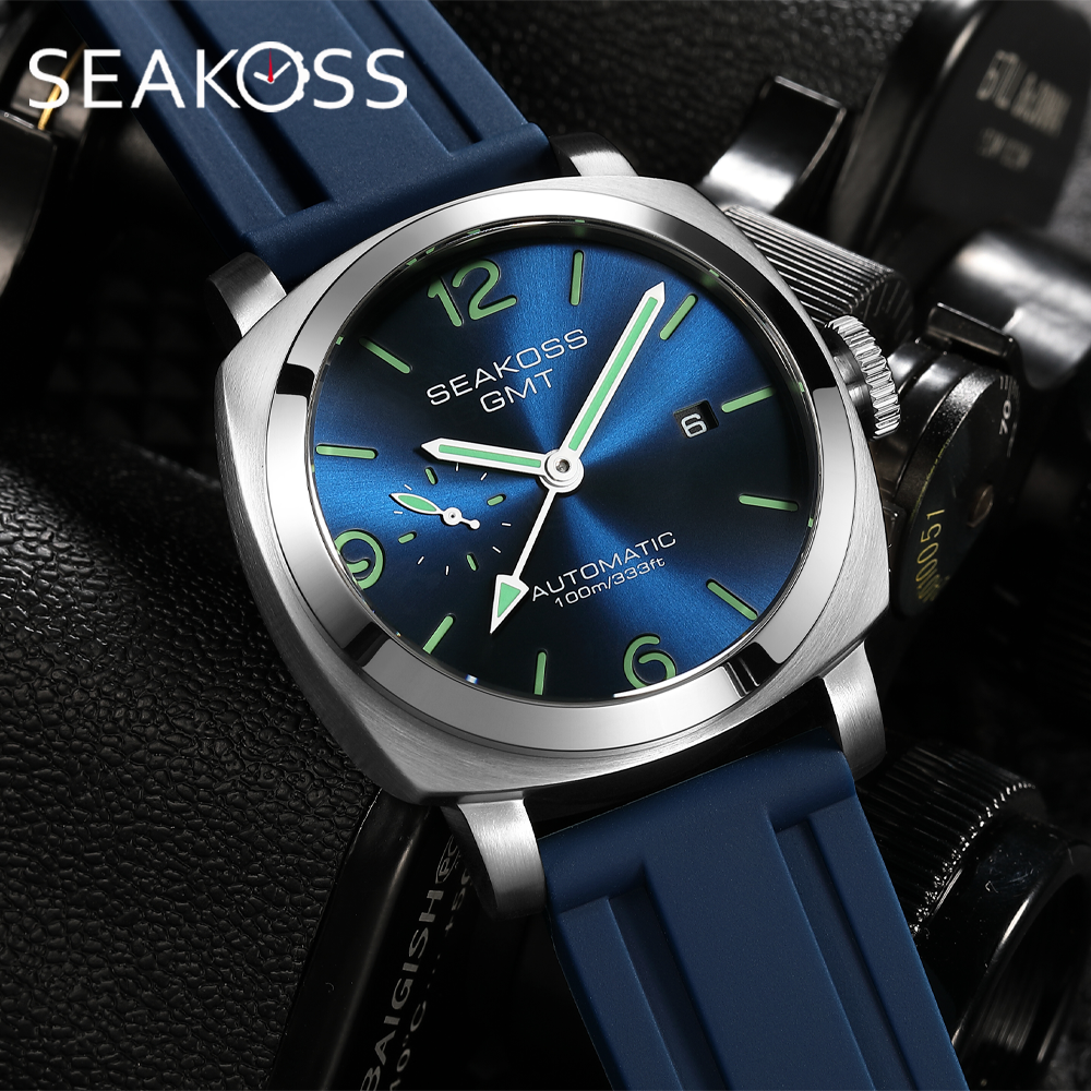 SEAKOSS 45mm Diving GMT Watch  - Chronograph Flyback Watch reseña y precio