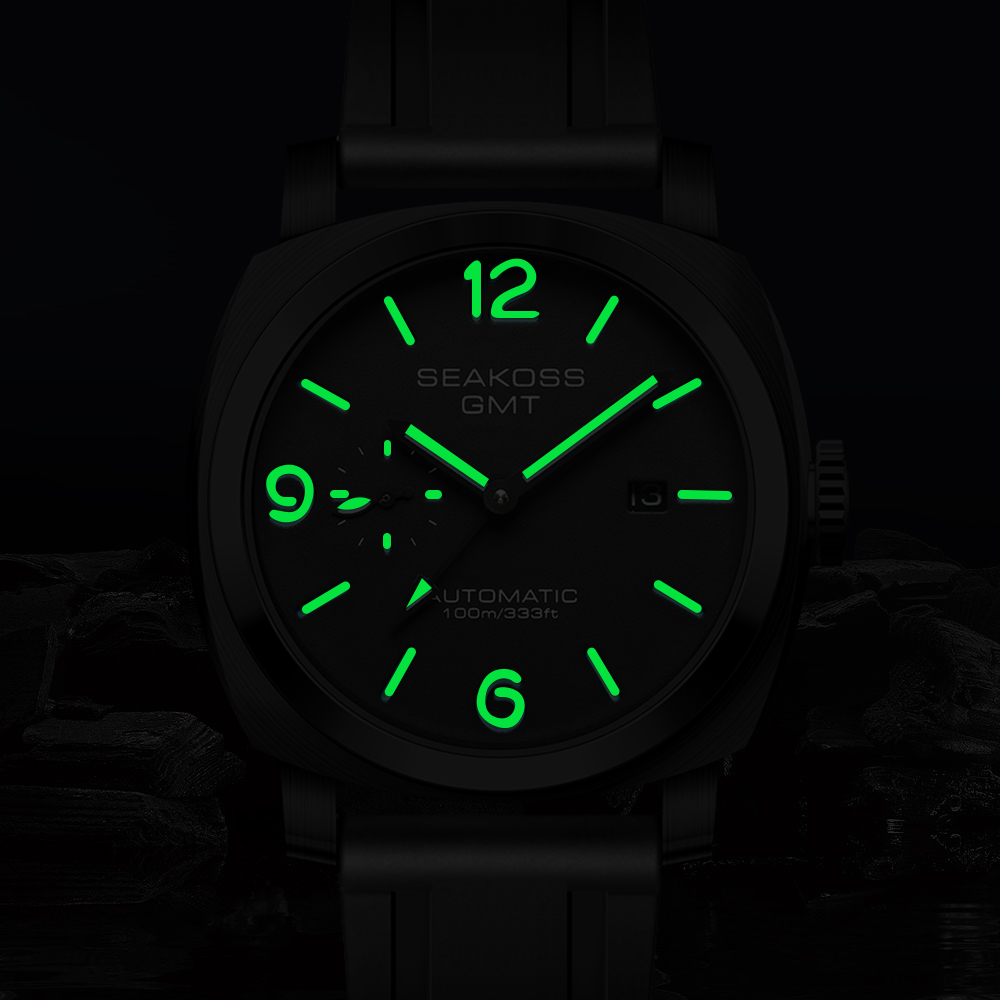 SEAKOSS 45mm Diving GMT Watch  - Chronograph Flyback Watch reseña y precio
