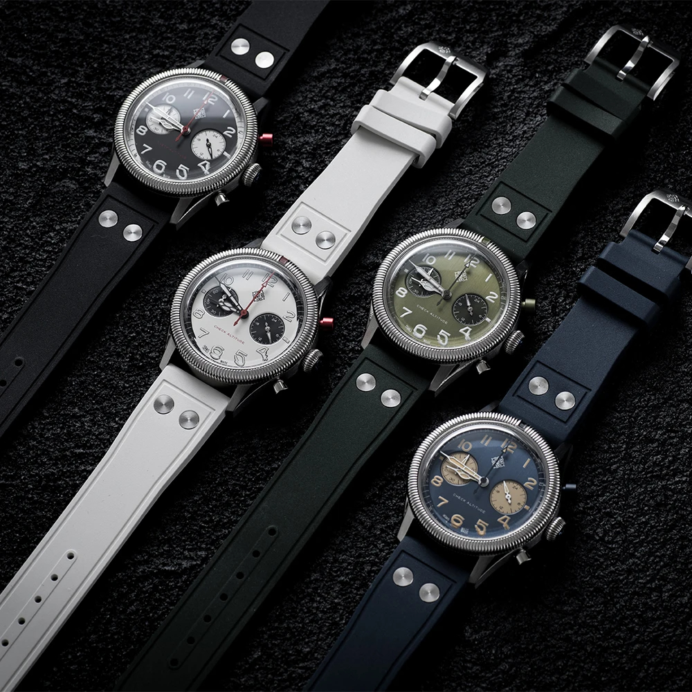 IXDAO 2025 New Pilot 39mm VK64 - Chronograph Flyback Watch reseña y precio