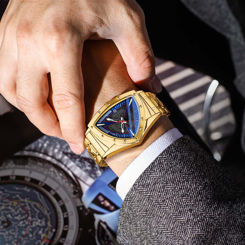 CHENXI Luxury Men's Watch Quar - Watch Triangle Luxury reseña y precio