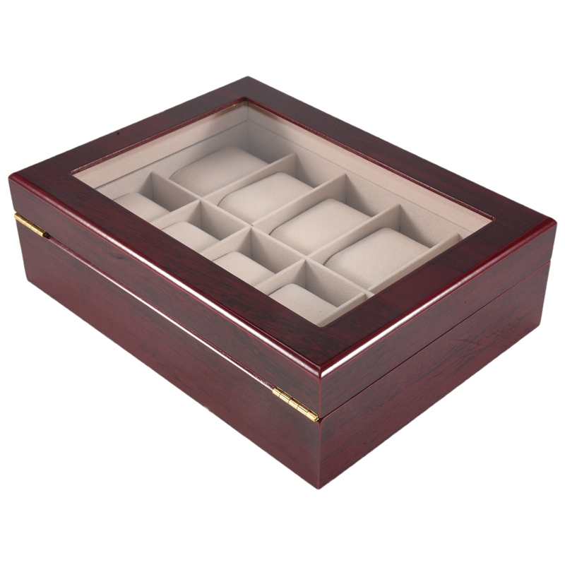 Luxury Wooden Watch Box Watch  - Luxury Watch Holder For Men reseña y precio