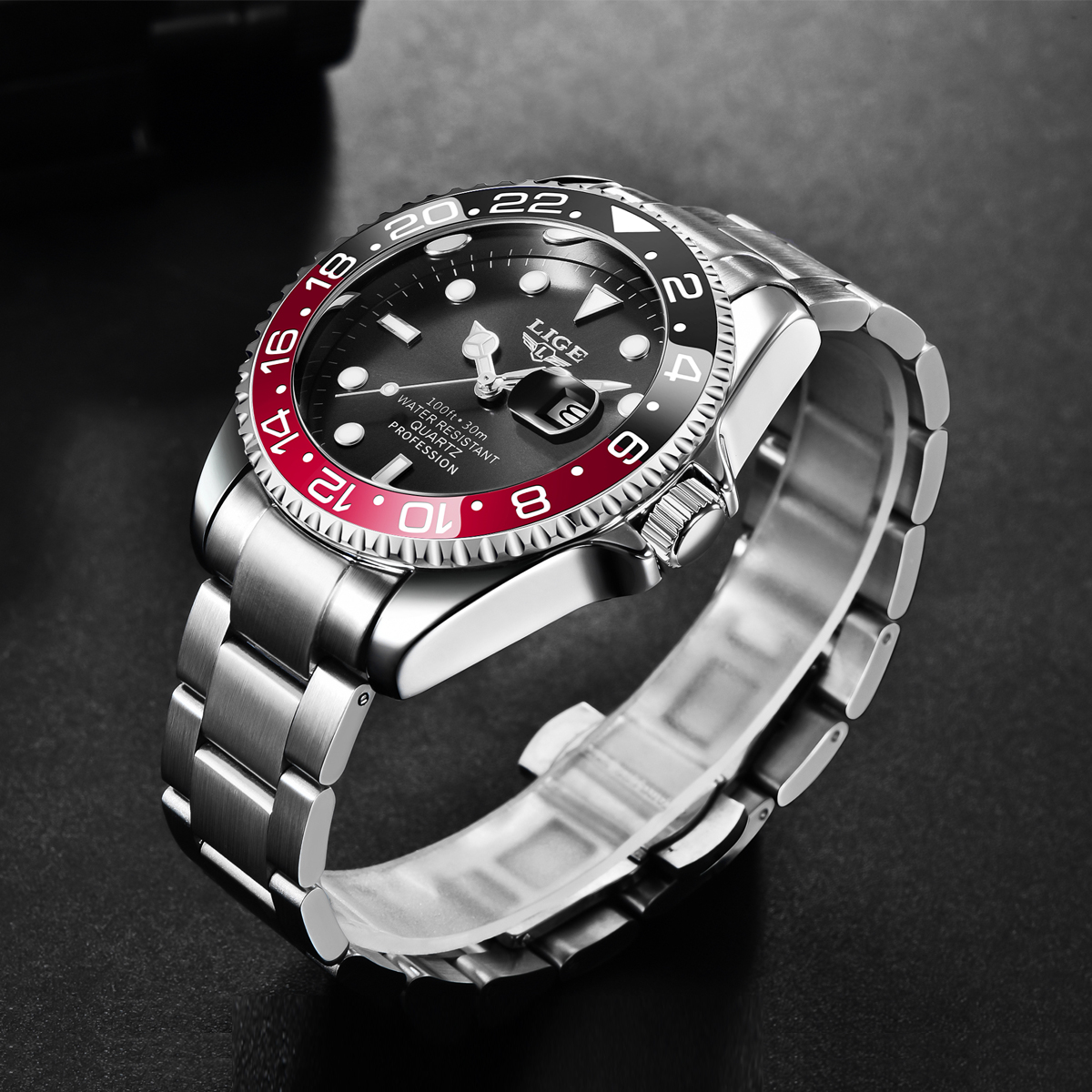 LIGE New Luxury Couple Watches - Luxury Watch Holder reseña y precio