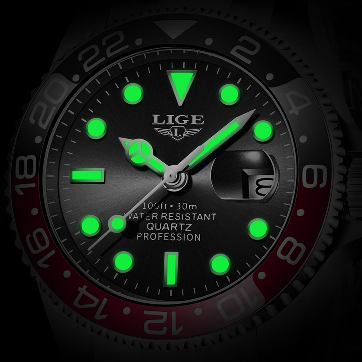 LIGE New Luxury Couple Watches - Luxury Watch Holder reseña y precio