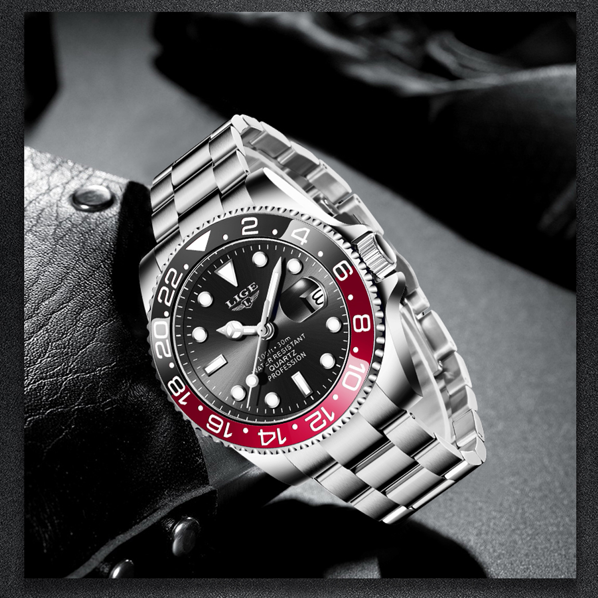 LIGE New Luxury Couple Watches - Luxury Watch Holder reseña y precio