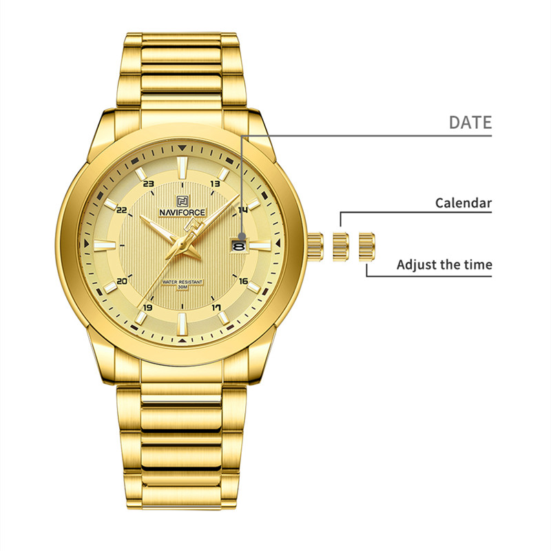 2024 Top Brand NAVIFORCE Mens  - Luxury Watch Exhibition reseña y precio