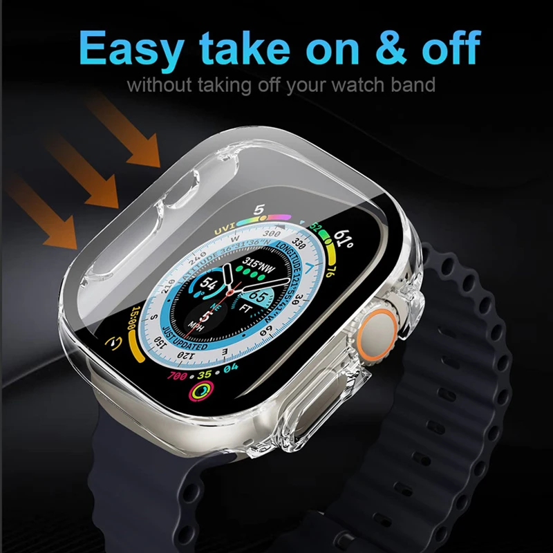 Glass+case For Apple Watch Ult - Luxury Watch Holder reseña y precio