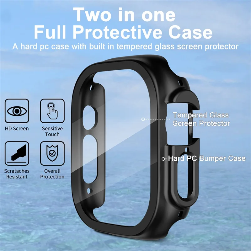 Glass+case For Apple Watch Ult - Luxury Watch Holder reseña y precio